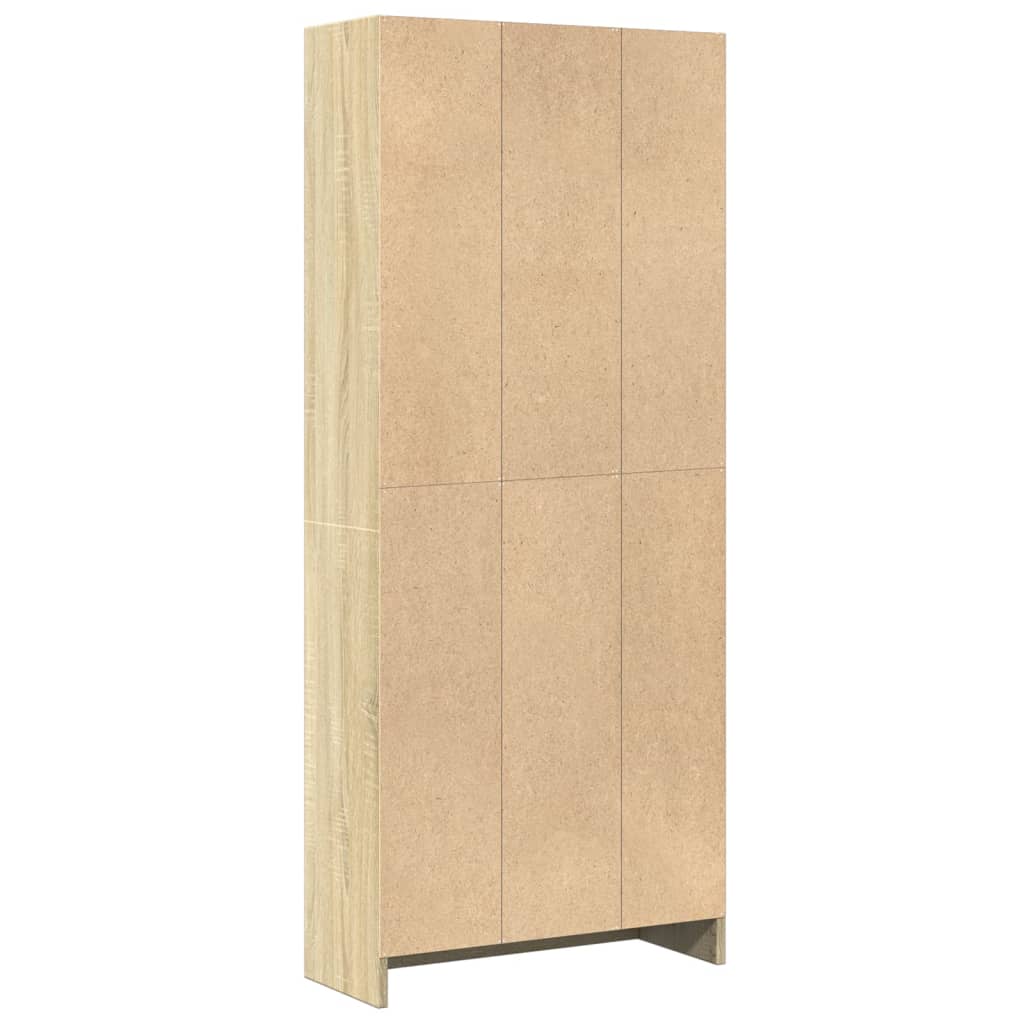 vidaXL Bibliotecă, stejar sonoma, 60x24x143 cm, lemn prelucrat vidaXL Bibliotecă, stejar sonoma, 60x24x143 cm, lemn prelucrat