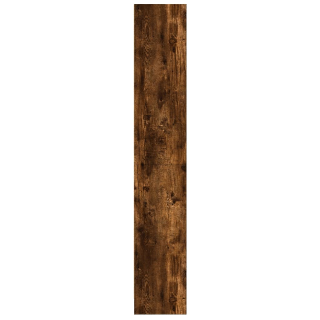 vidaXL Bibliotecă, stejar fumuriu, 60x24x143 cm, lemn prelucrat vidaXL Bibliotecă, stejar fumuriu, 60x24x143 cm, lemn prelucrat