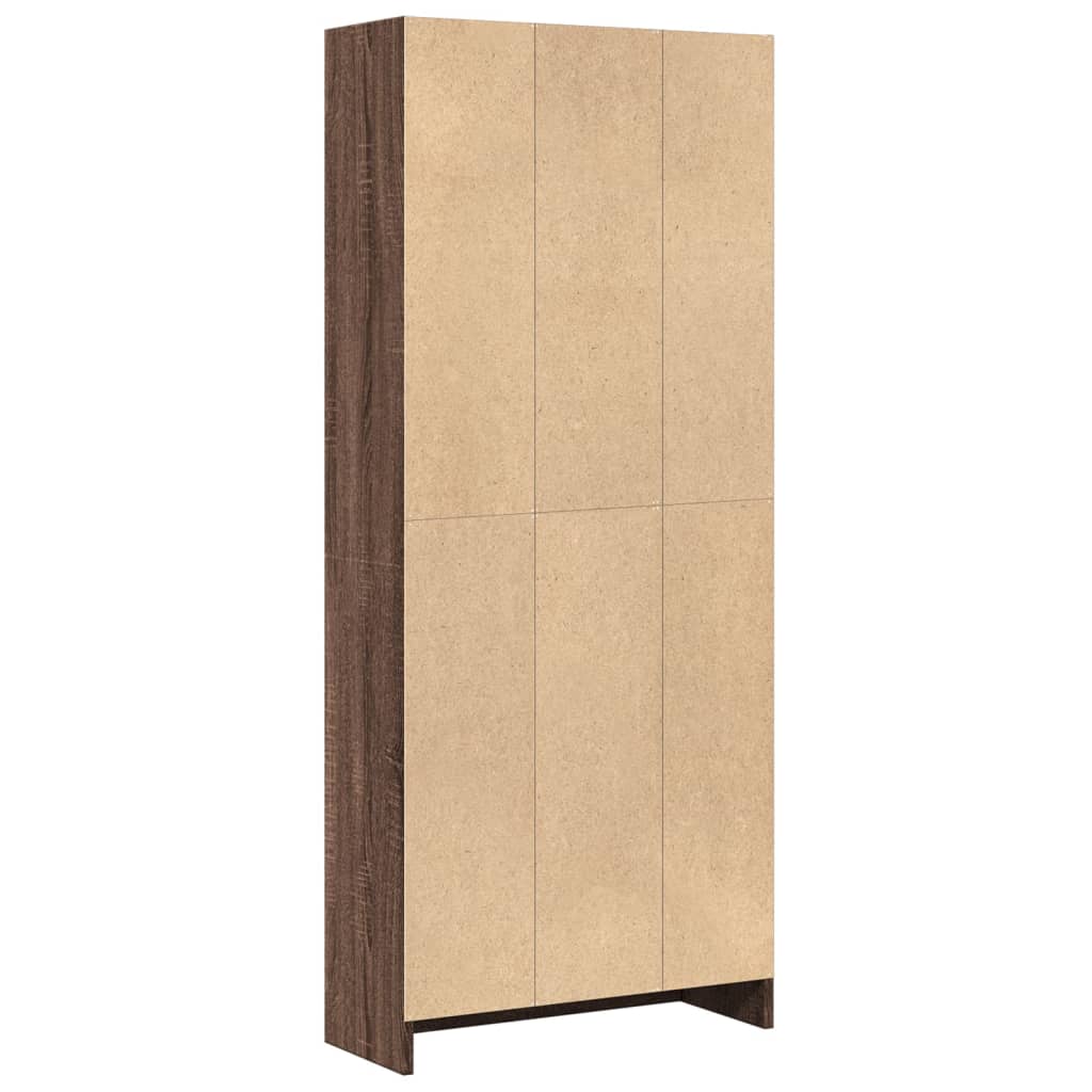 vidaXL Bibliotecă, stejar maro, 60x24x143 cm, lemn prelucrat vidaXL Bibliotecă, stejar maro, 60x24x143 cm, lemn prelucrat