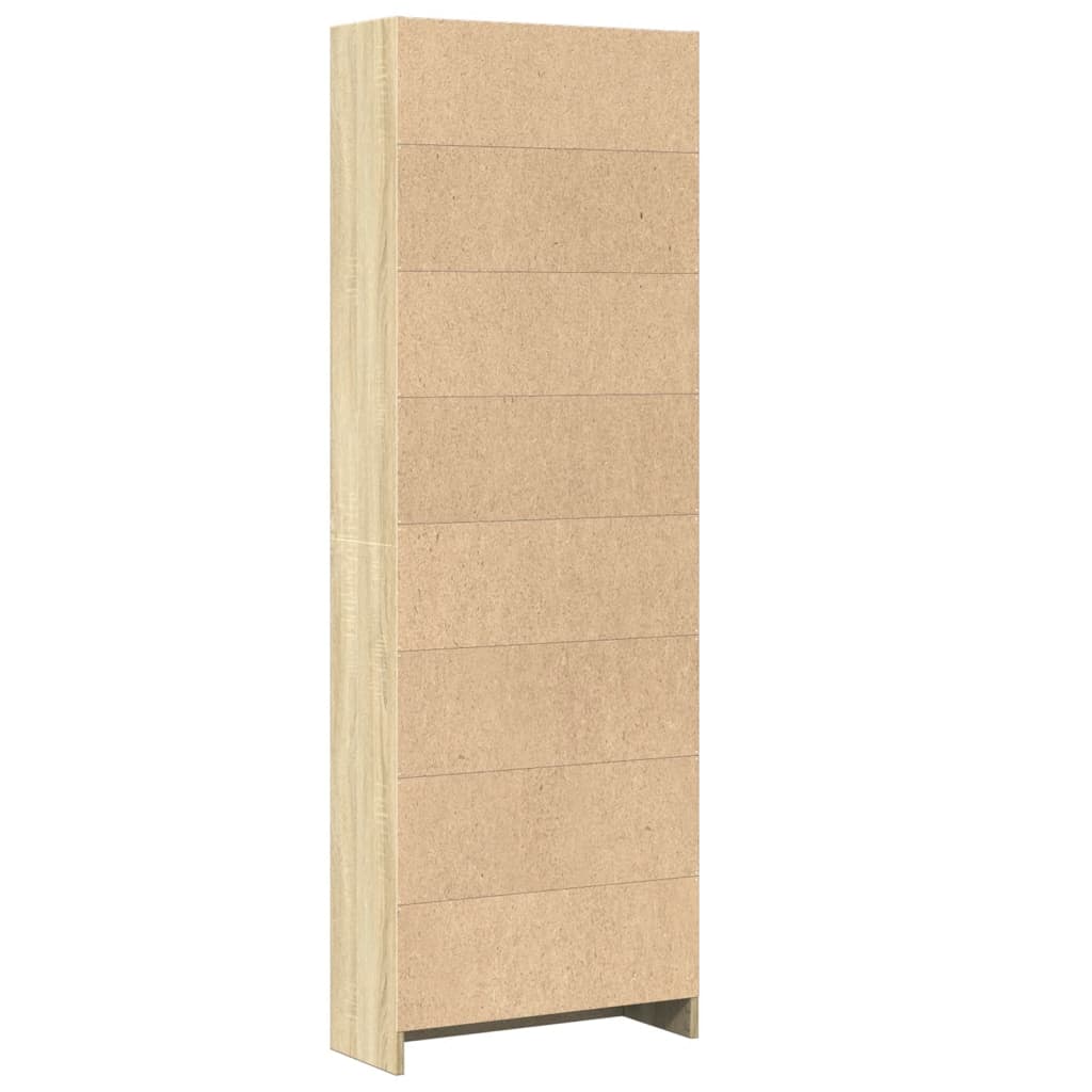 vidaXL Bibliotecă, stejar sonoma, 60x24x176 cm, lemn prelucrat vidaXL Bibliotecă, stejar sonoma, 60x24x176 cm, lemn prelucrat
