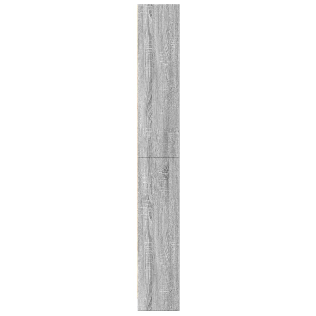 vidaXL Bibliotecă, gri sonoma, 60x24x176 cm, lemn prelucrat vidaXL Bibliotecă, gri sonoma, 60x24x176 cm, lemn prelucrat
