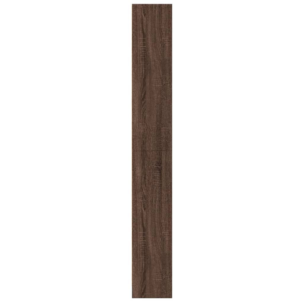 vidaXL Bibliotecă, stejar maro, 60x24x176 cm, lemn prelucrat vidaXL Bibliotecă, stejar maro, 60x24x176 cm, lemn prelucrat