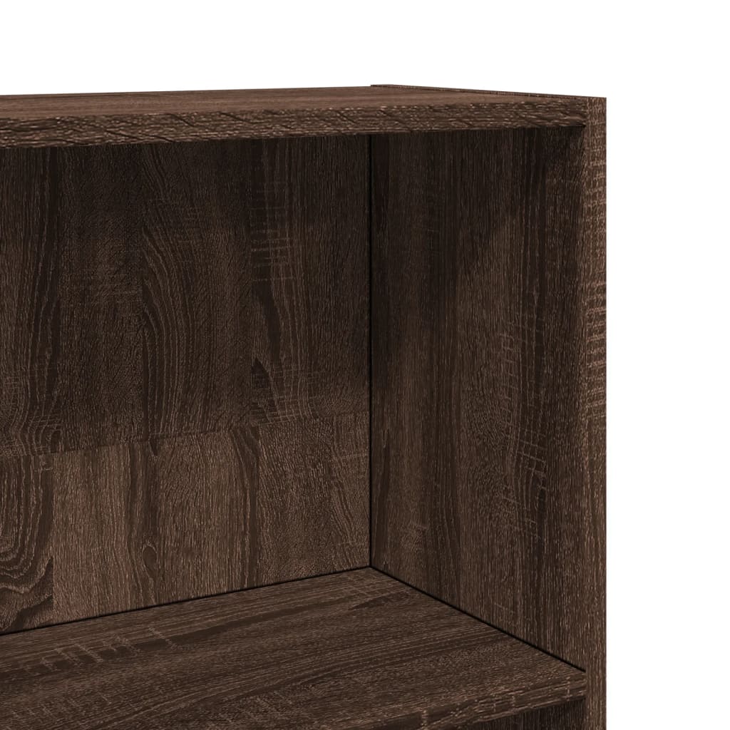 vidaXL Bibliotecă, stejar maro, 60x24x176 cm, lemn prelucrat vidaXL Bibliotecă, stejar maro, 60x24x176 cm, lemn prelucrat