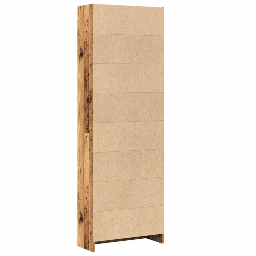 vidaXL Bibliotecă, lemn vechi, 60x24x176 cm, lemn prelucrat vidaXL Bibliotecă, lemn vechi, 60x24x176 cm, lemn prelucrat