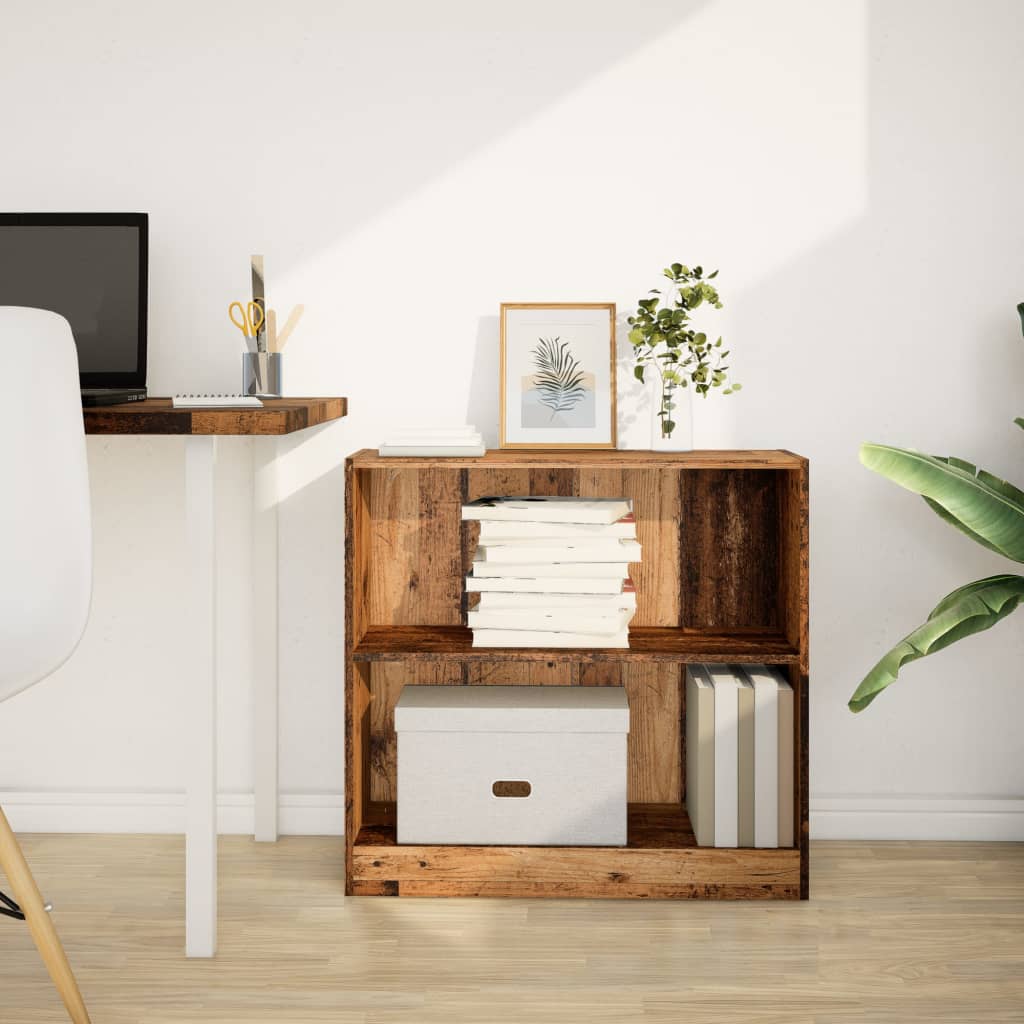 vidaXL Bibliotecă, lemn vechi, 80x24x76 cm, lemn prelucrat vidaXL Bibliotecă, lemn vechi, 80x24x76 cm, lemn prelucrat