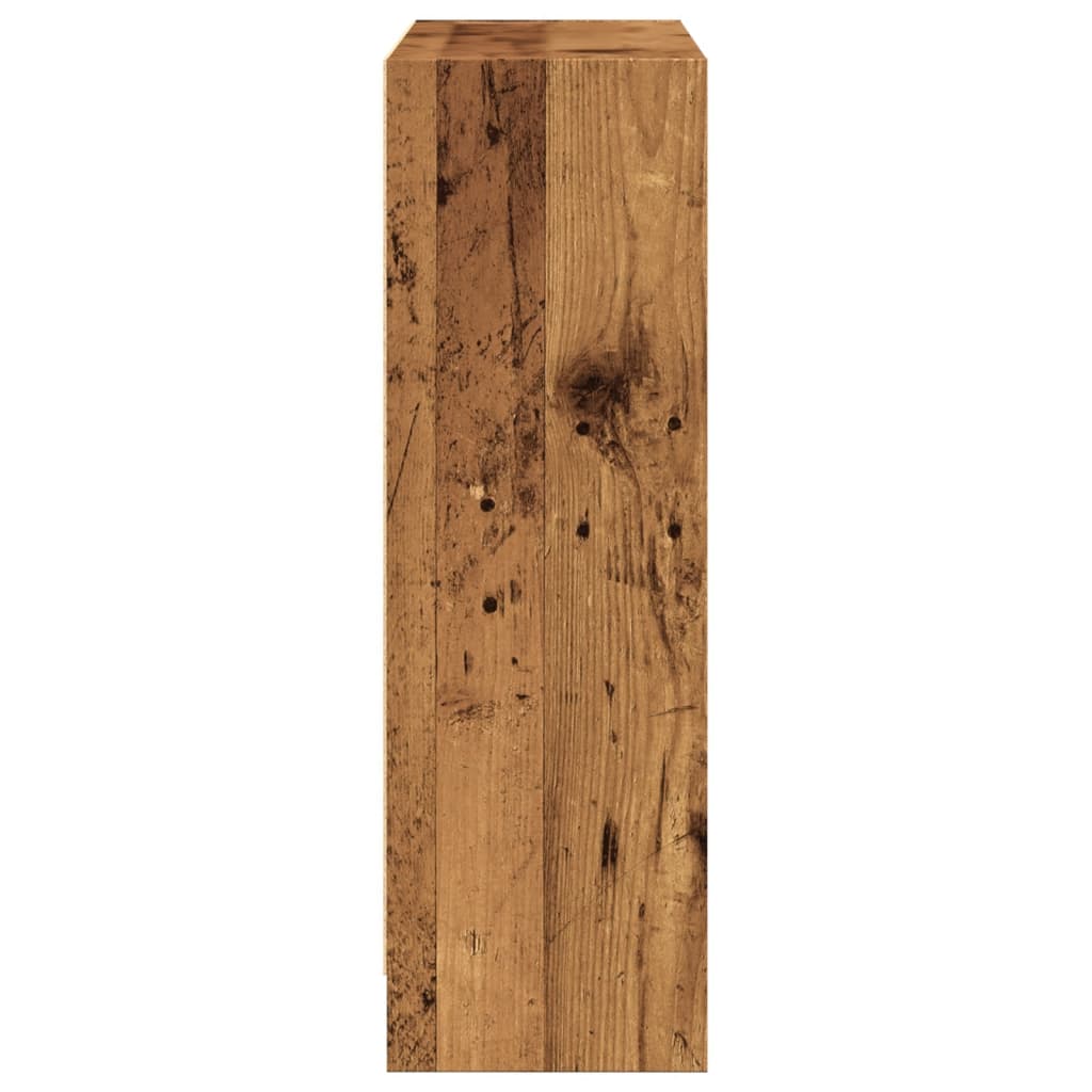 vidaXL Bibliotecă, lemn vechi, 80x24x76 cm, lemn prelucrat vidaXL Bibliotecă, lemn vechi, 80x24x76 cm, lemn prelucrat