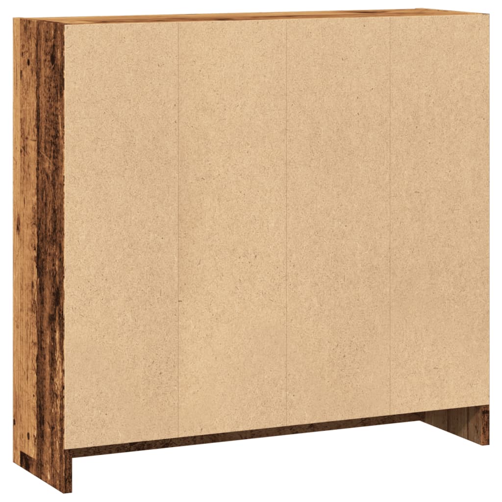 vidaXL Bibliotecă, lemn vechi, 80x24x76 cm, lemn prelucrat vidaXL Bibliotecă, lemn vechi, 80x24x76 cm, lemn prelucrat
