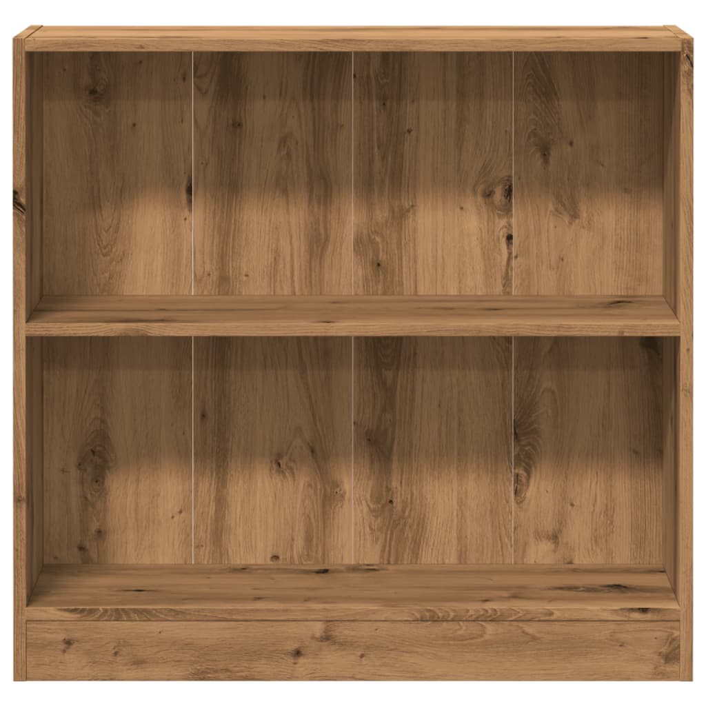 vidaXL Bibliotecă, stejar artizanal, 80x24x76 cm, lemn prelucrat vidaXL Bibliotecă, stejar artizanal, 80x24x76 cm, lemn prelucrat