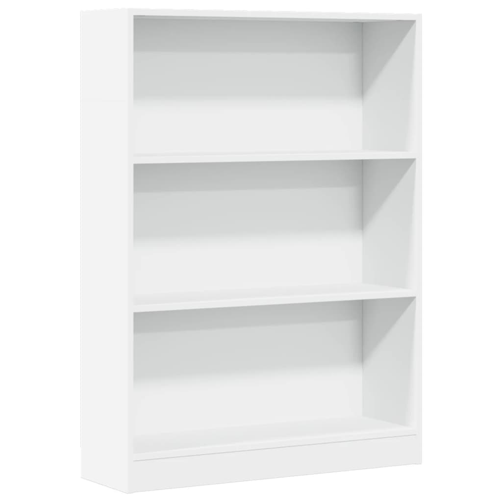 vidaXL Bibliotecă, alb, 80x24x109 cm, lemn prelucrat vidaXL Bibliotecă, alb, 80x24x109 cm, lemn prelucrat