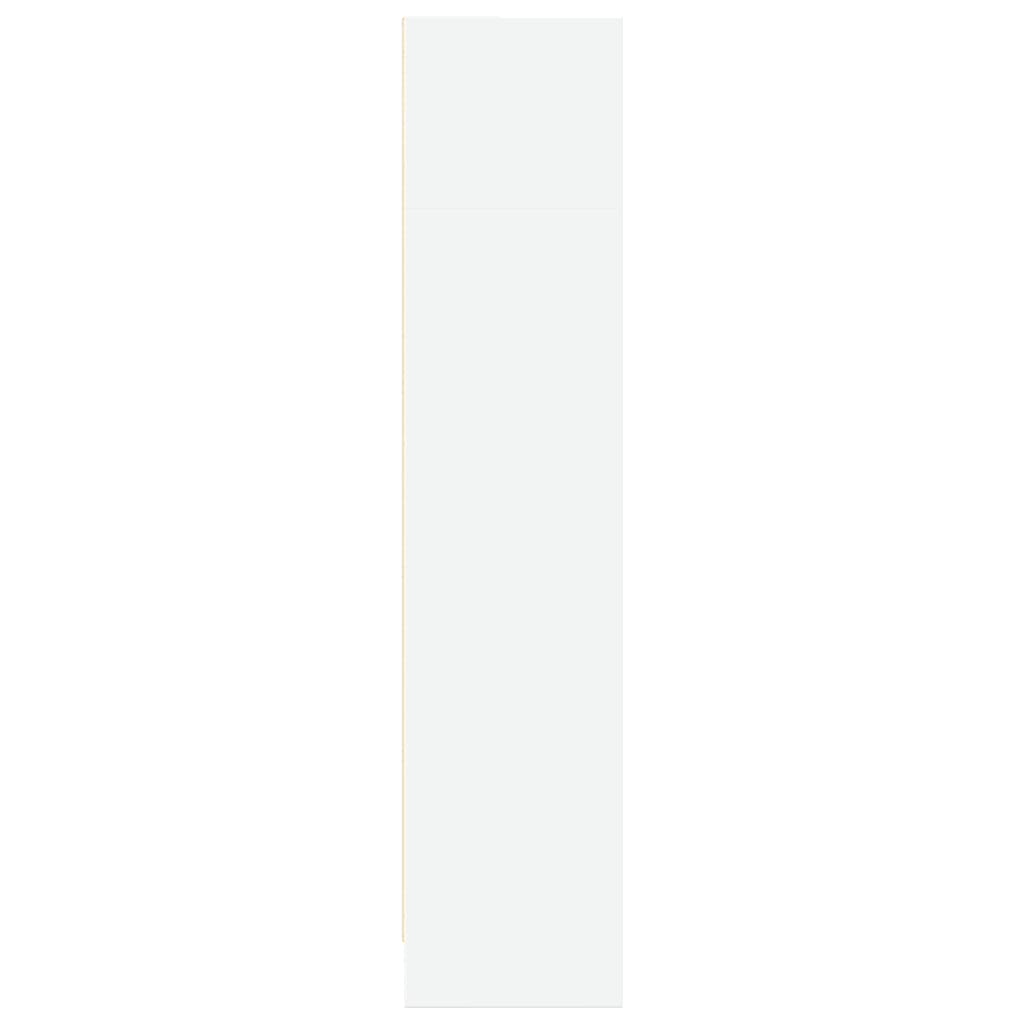 vidaXL Bibliotecă, alb, 80x24x109 cm, lemn prelucrat vidaXL Bibliotecă, alb, 80x24x109 cm, lemn prelucrat