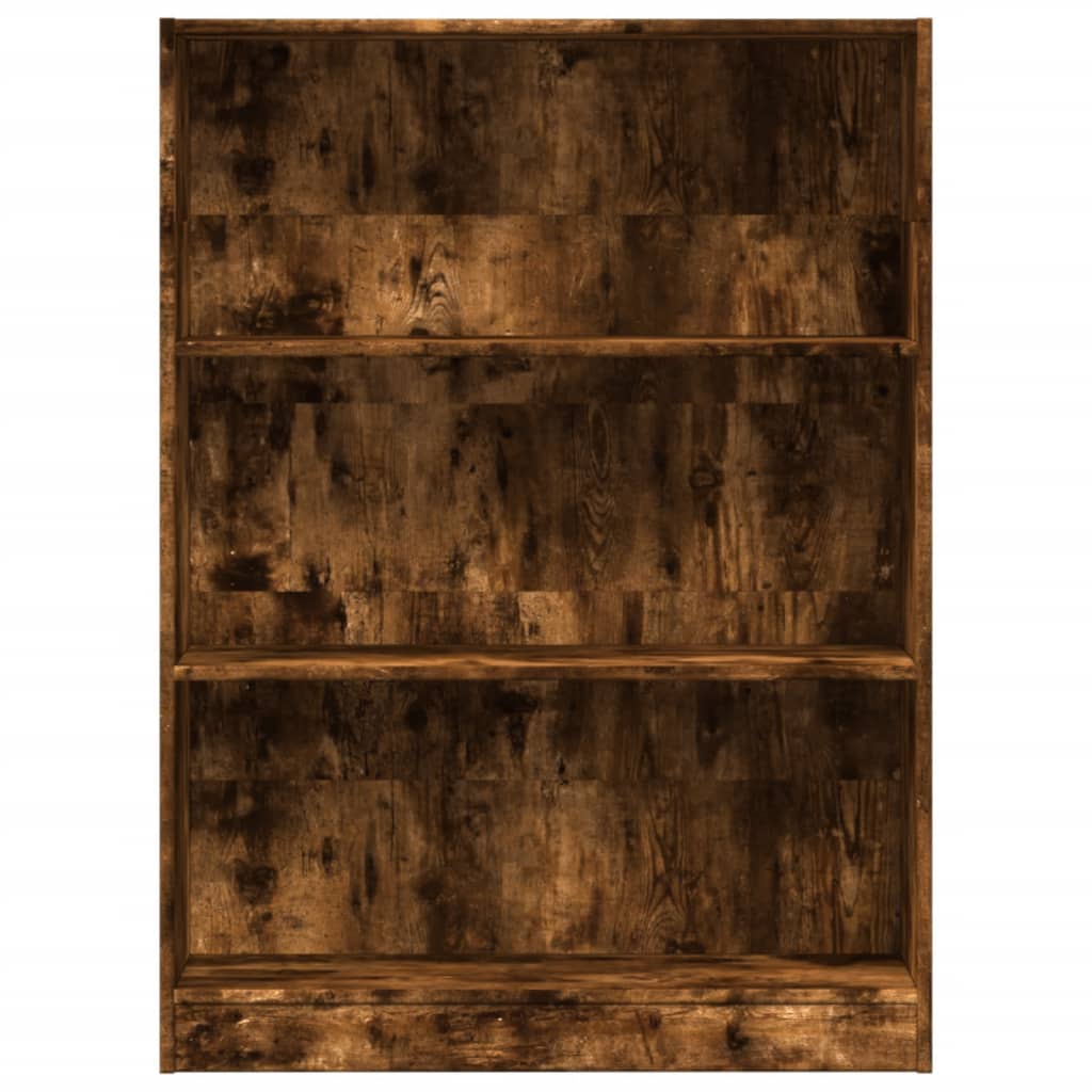 vidaXL Bibliotecă, stejar fumuriu, 80x24x109 cm, lemn prelucrat