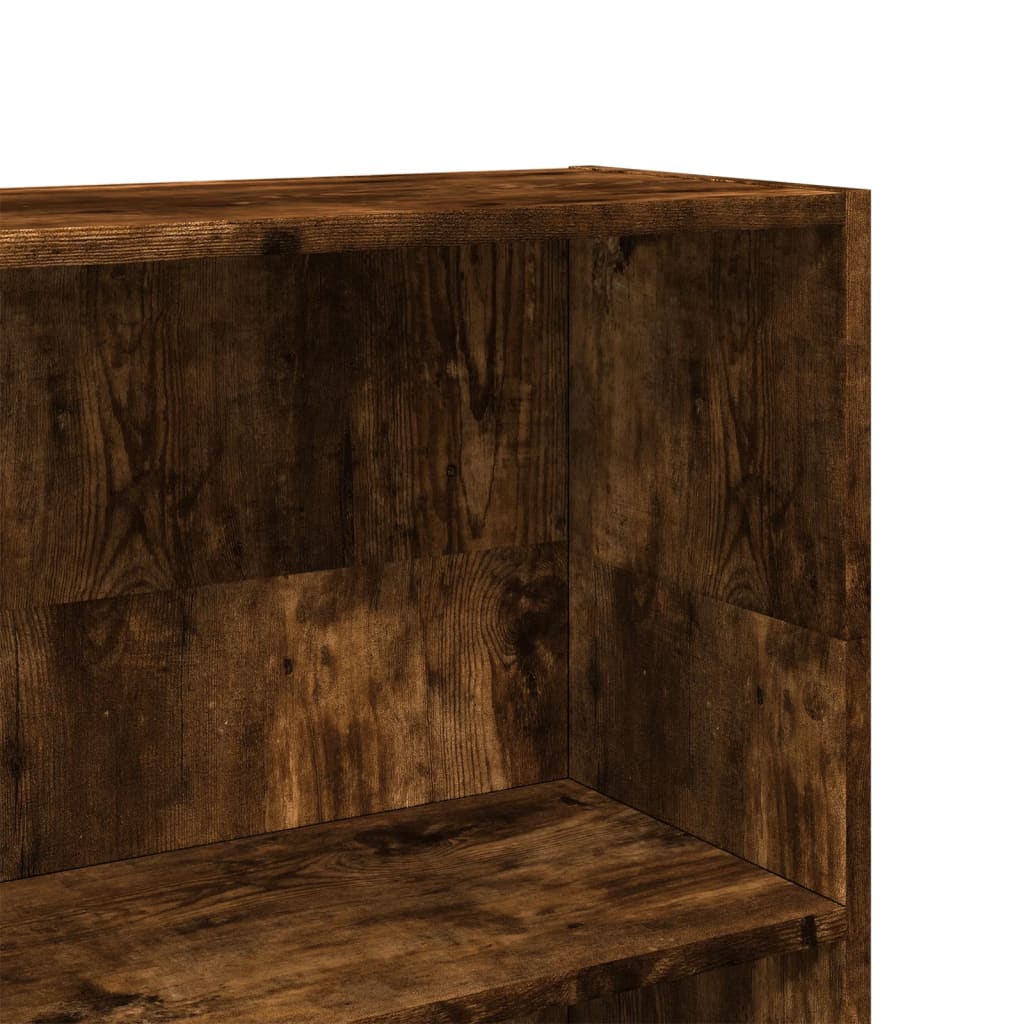 vidaXL Bibliotecă, stejar fumuriu, 80x24x109 cm, lemn prelucrat