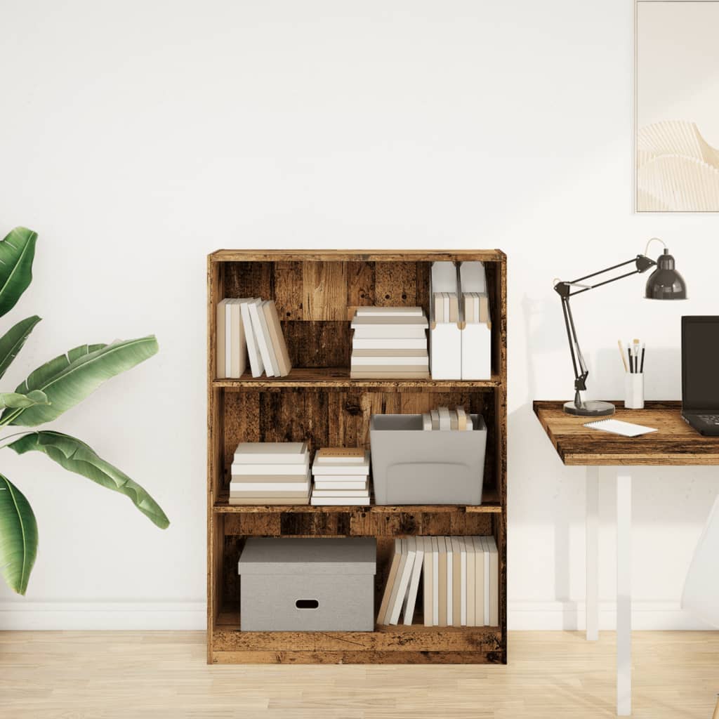 vidaXL Bibliotecă, lemn vechi, 80x24x109 cm, lemn prelucrat vidaXL Bibliotecă, lemn vechi, 80x24x109 cm, lemn prelucrat