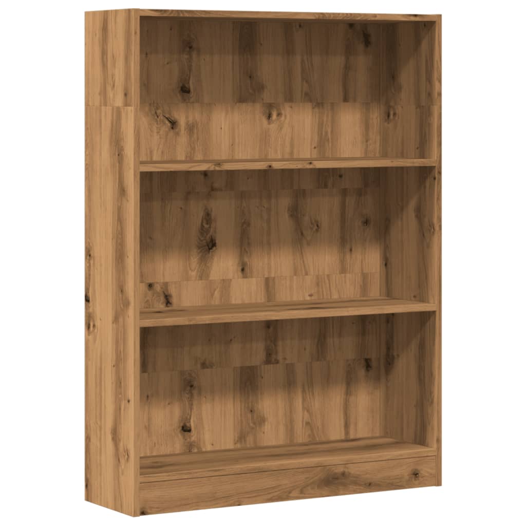 vidaXL Bibliotecă, stejar artizanal, 80x24x109 cm, lemn prelucrat vidaXL Bibliotecă, stejar artizanal, 80x24x109 cm, lemn prelucrat