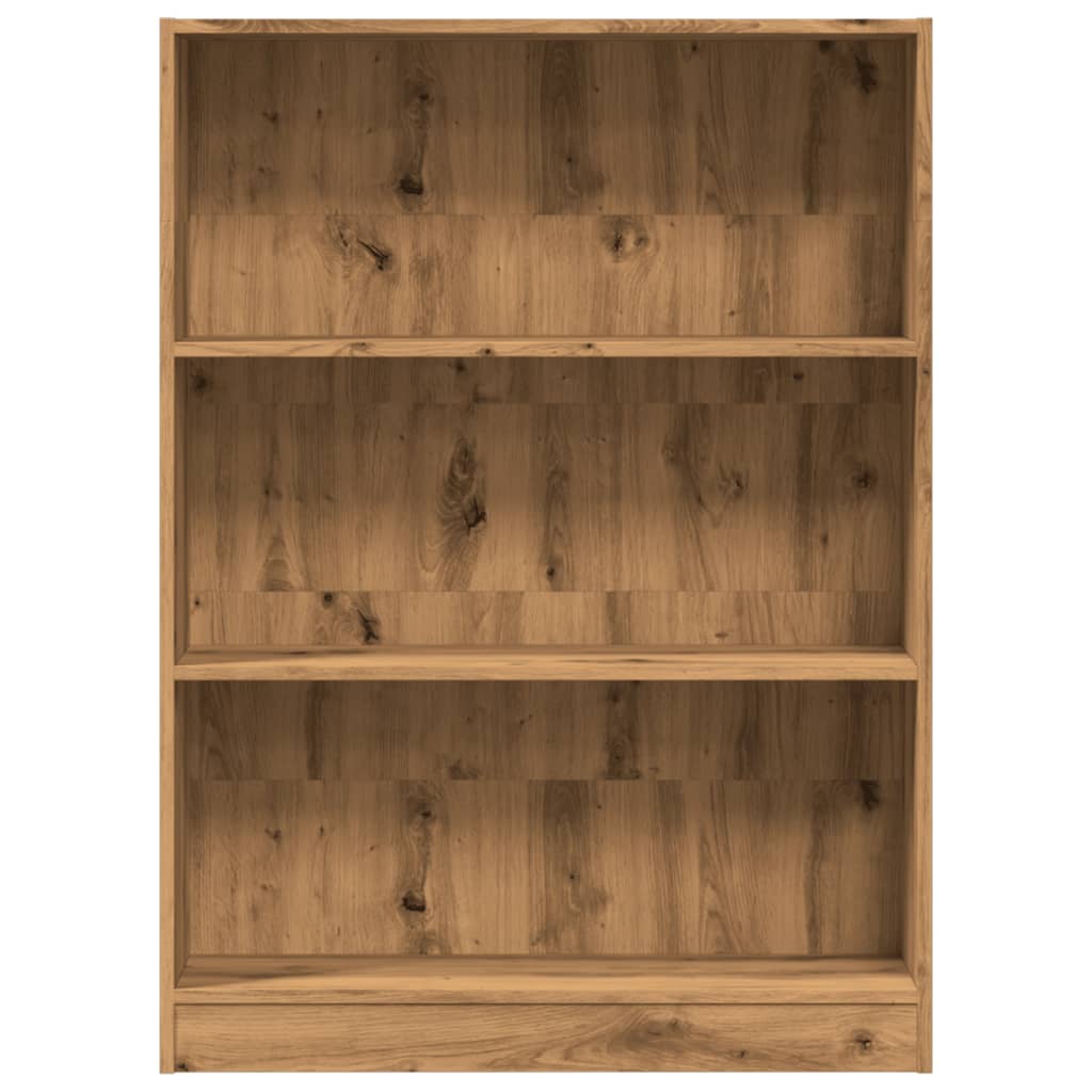 vidaXL Bibliotecă, stejar artizanal, 80x24x109 cm, lemn prelucrat vidaXL Bibliotecă, stejar artizanal, 80x24x109 cm, lemn prelucrat