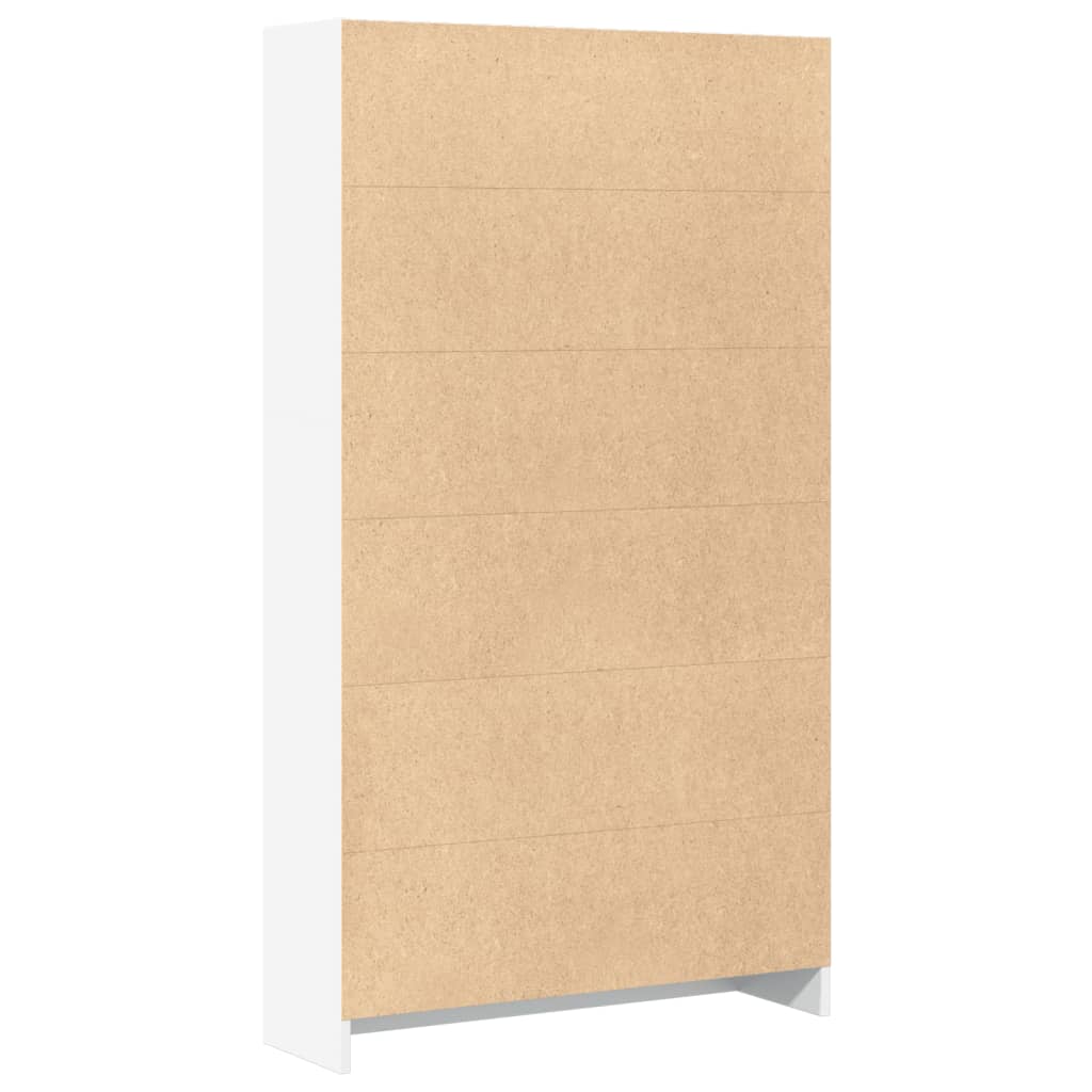vidaXL Bibliotecă, alb, 80x24x143 cm, lemn prelucrat vidaXL Bibliotecă, alb, 80x24x143 cm, lemn prelucrat
