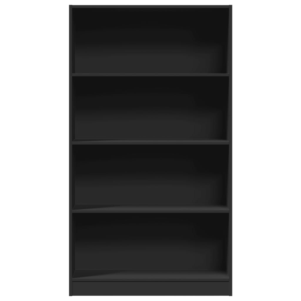 vidaXL Bibliotecă, negru, 80x24x143 cm, lemn prelucrat vidaXL Bibliotecă, negru, 80x24x143 cm, lemn prelucrat