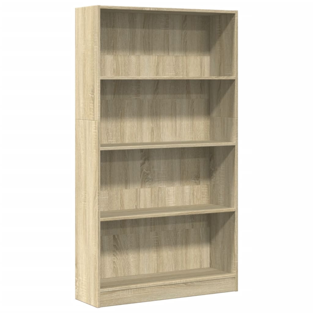 vidaXL Bibliotecă, stejar sonoma, 80x24x143 cm, lemn prelucrat vidaXL Bibliotecă, stejar sonoma, 80x24x143 cm, lemn prelucrat