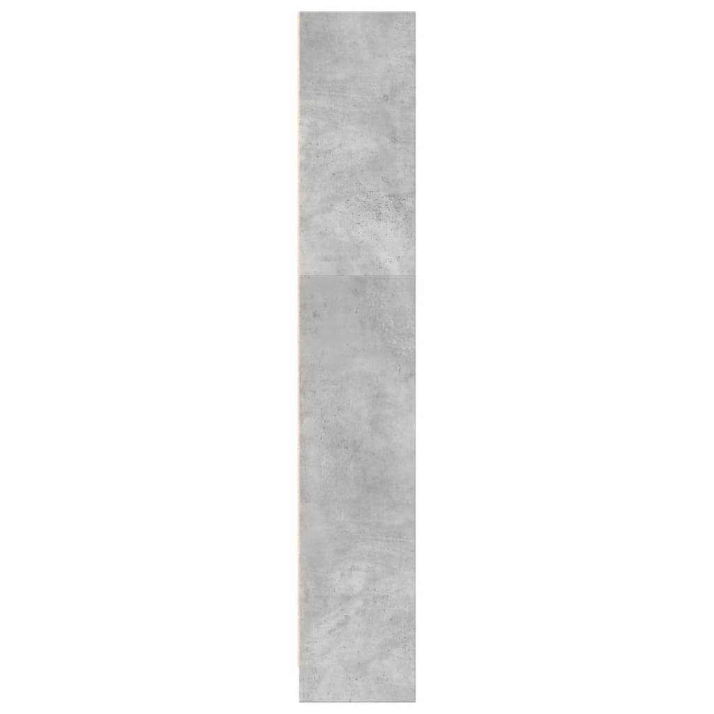vidaXL Bibliotecă, gri beton, 80x24x143 cm, lemn prelucrat vidaXL Bibliotecă, gri beton, 80x24x143 cm, lemn prelucrat
