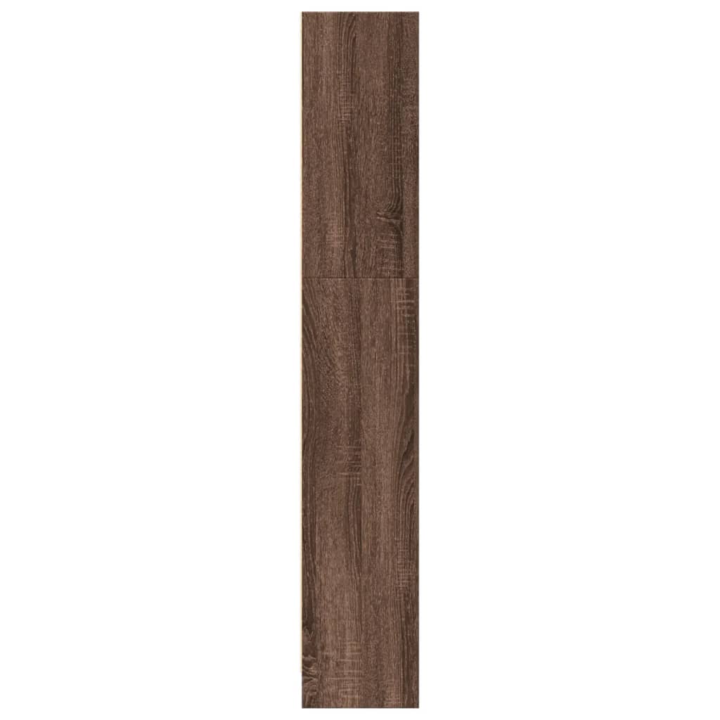 vidaXL Bibliotecă, stejar maro, 80x24x143 cm, lemn prelucrat vidaXL Bibliotecă, stejar maro, 80x24x143 cm, lemn prelucrat