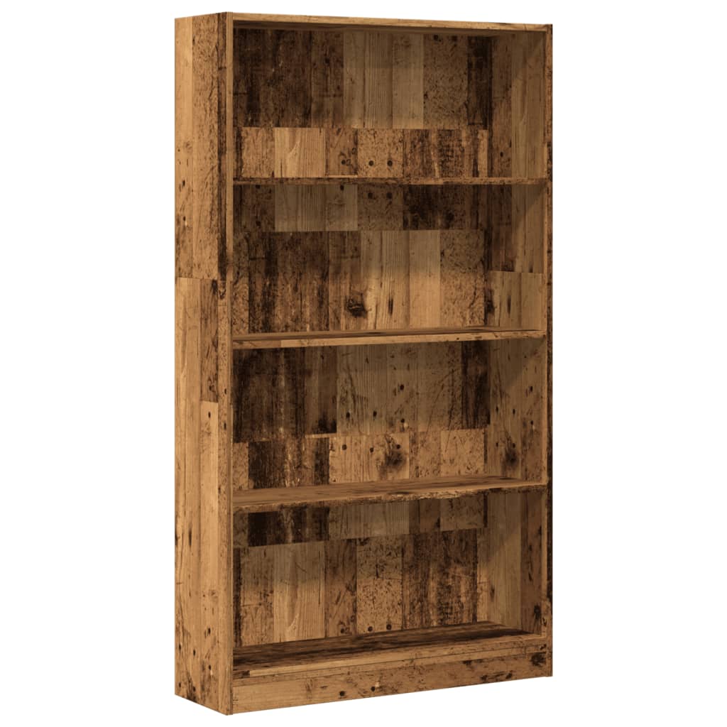 vidaXL Bibliotecă, lemn vechi, 80x24x143 cm, lemn prelucrat vidaXL Bibliotecă, lemn vechi, 80x24x143 cm, lemn prelucrat