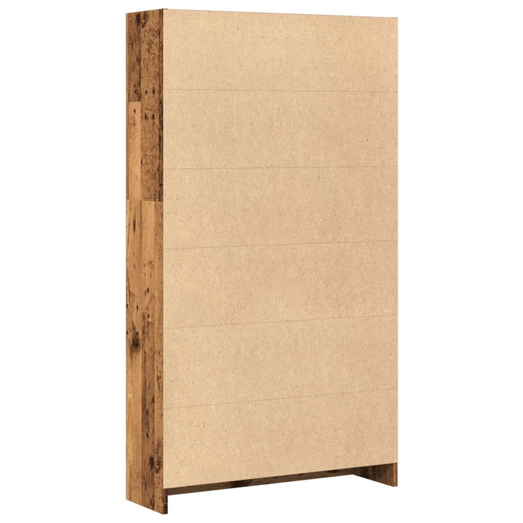 vidaXL Bibliotecă, lemn vechi, 80x24x143 cm, lemn prelucrat vidaXL Bibliotecă, lemn vechi, 80x24x143 cm, lemn prelucrat