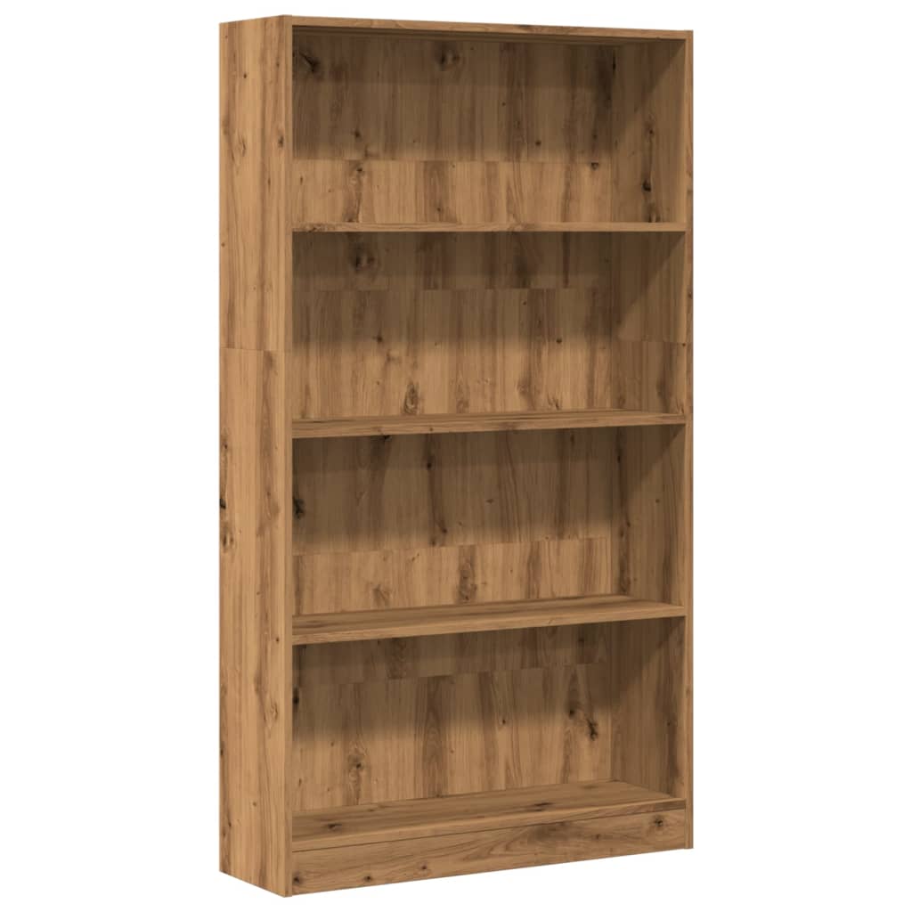 vidaXL Bibliotecă, stejar artizanal, 80x24x143 cm, lemn prelucrat vidaXL Bibliotecă, stejar artizanal, 80x24x143 cm, lemn prelucrat