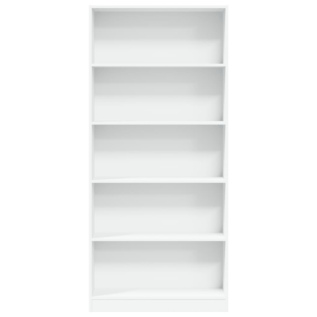 vidaXL Bibliotecă, alb, 80x24x176 cm, lemn prelucrat vidaXL Bibliotecă, alb, 80x24x176 cm, lemn prelucrat
