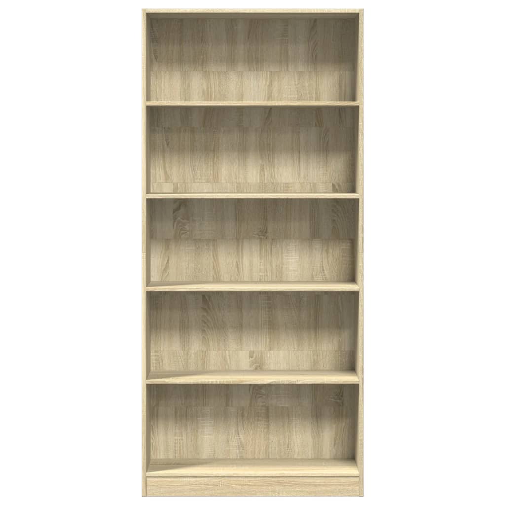vidaXL Bibliotecă Stejar Sonoma 80x24x176 cm Lemn stratificat