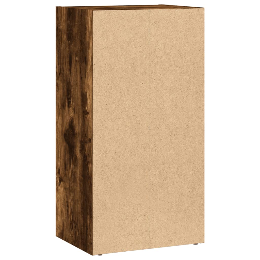 vidaXL Bibliotecă, stejar fumuriu, 40x30x77 cm, lemn prelucrat vidaXL Bibliotecă, stejar fumuriu, 40x30x77 cm, lemn prelucrat