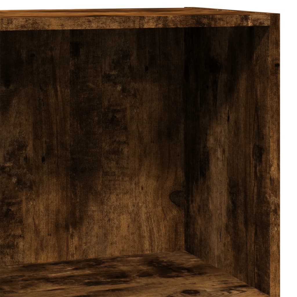vidaXL Bibliotecă, stejar fumuriu, 40x30x77 cm, lemn prelucrat vidaXL Bibliotecă, stejar fumuriu, 40x30x77 cm, lemn prelucrat