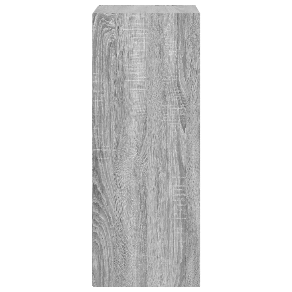 vidaXL Bibliotecă, gri sonoma, 40x30x77 cm, lemn prelucrat vidaXL Bibliotecă, gri sonoma, 40x30x77 cm, lemn prelucrat