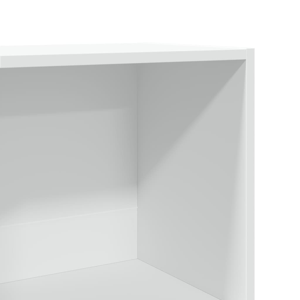 vidaXL Bibliotecă, alb, 40x30x114 cm, lemn prelucrat vidaXL Bibliotecă, alb, 40x30x114 cm, lemn prelucrat