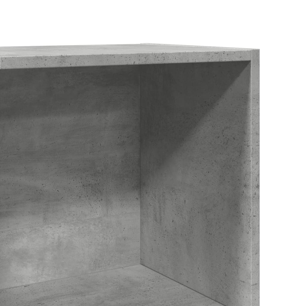 vidaXL Bibliotecă, gri beton, 40x30x114 cm, lemn prelucrat vidaXL Bibliotecă, gri beton, 40x30x114 cm, lemn prelucrat