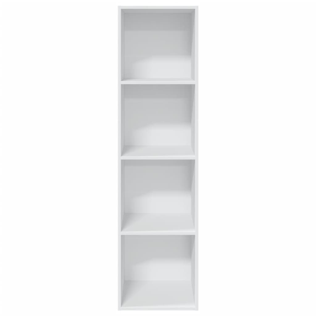 vidaXL Bibliotecă, alb, 40x30x152 cm, lemn prelucrat vidaXL Bibliotecă, alb, 40x30x152 cm, lemn prelucrat