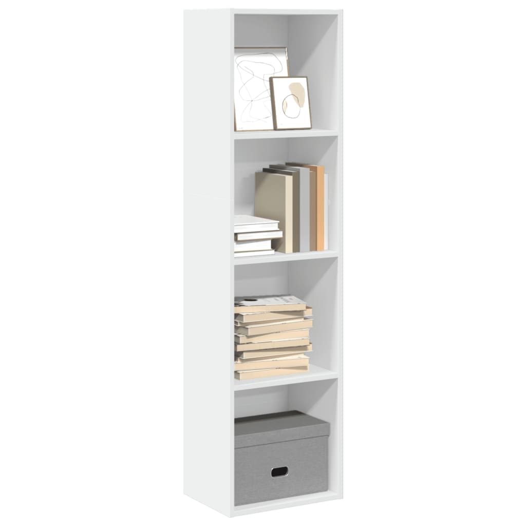 vidaXL Bibliotecă, alb, 40x30x152 cm, lemn prelucrat vidaXL Bibliotecă, alb, 40x30x152 cm, lemn prelucrat