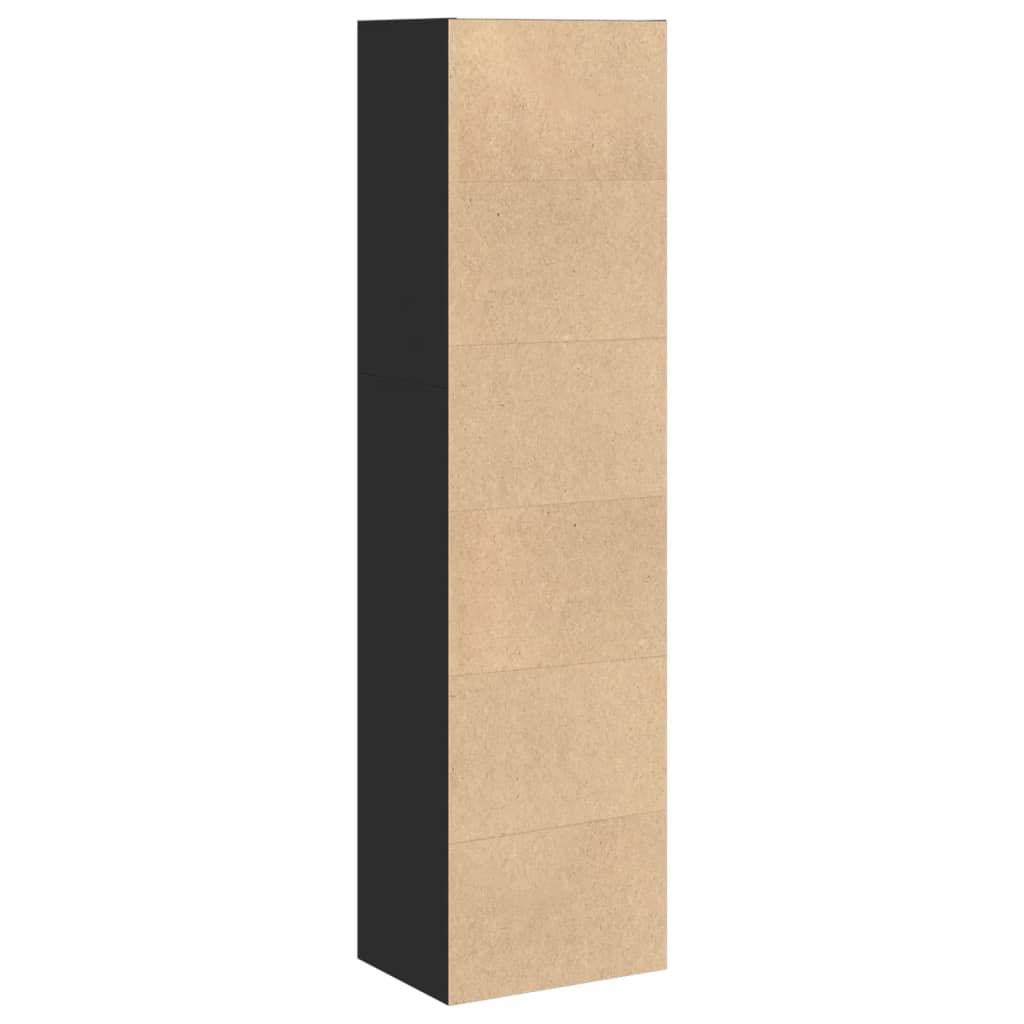 vidaXL Bibliotecă, negru, 40x30x152 cm, lemn prelucrat vidaXL Bibliotecă, negru, 40x30x152 cm, lemn prelucrat