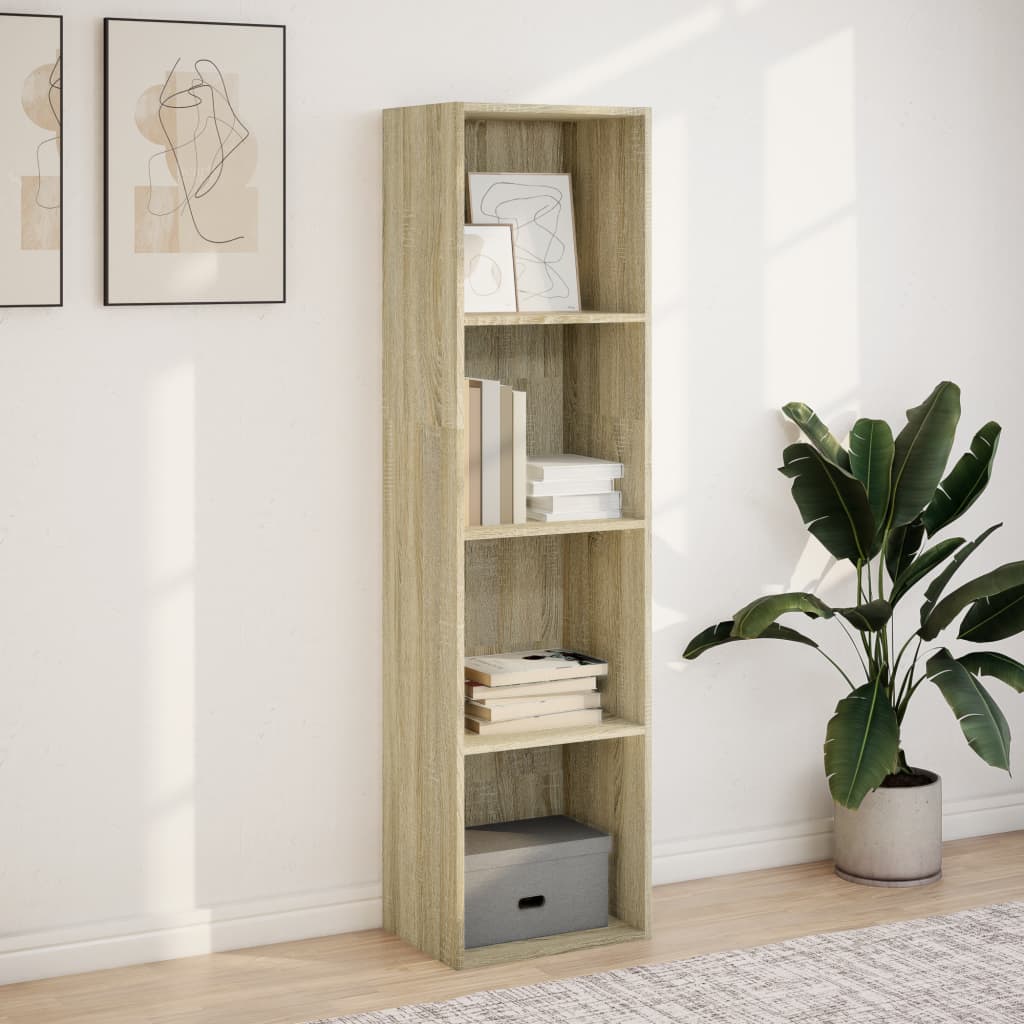 vidaXL Bibliotecă, stejar sonoma, 40x30x152 cm, lemn prelucrat vidaXL Bibliotecă, stejar sonoma, 40x30x152 cm, lemn prelucrat
