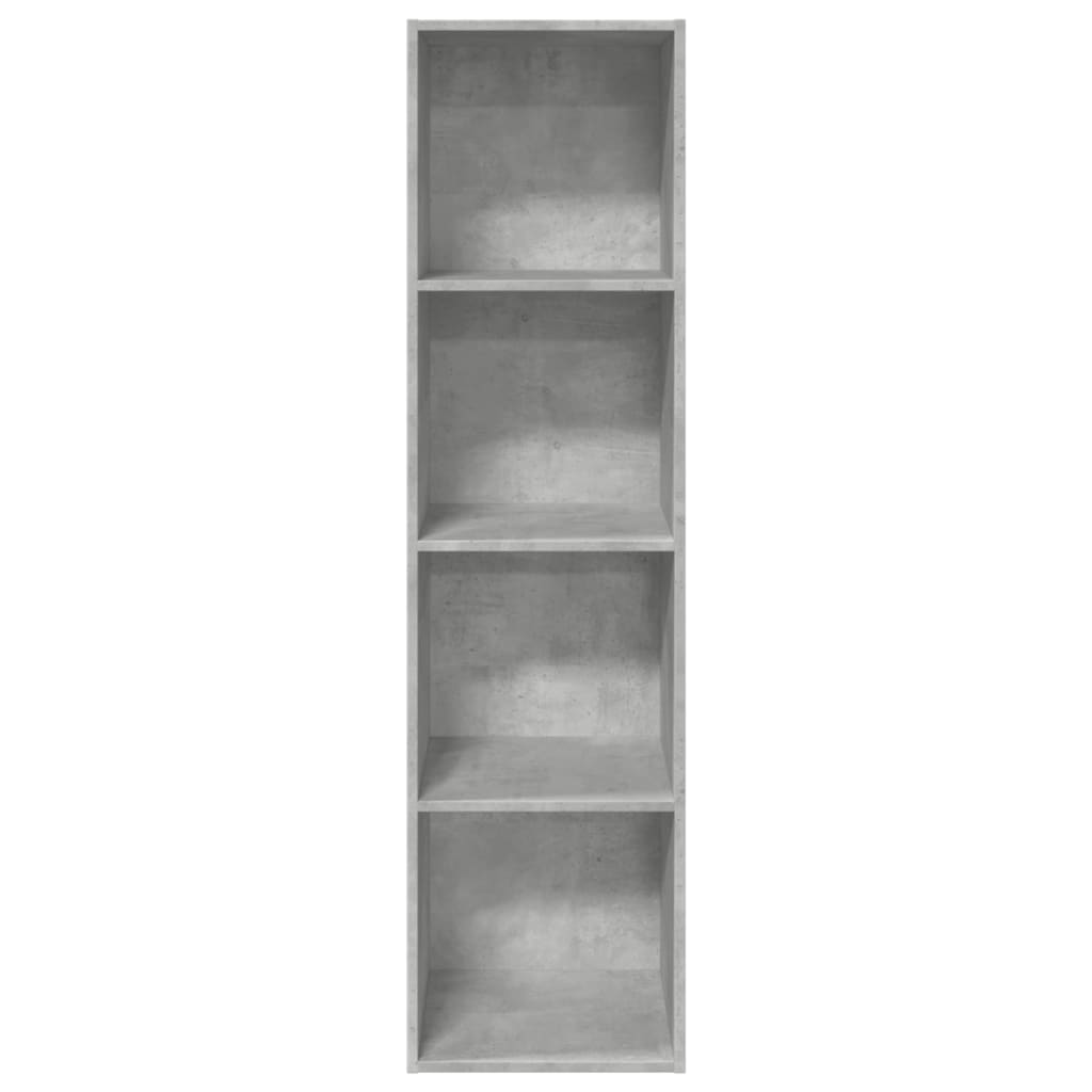 vidaXL Bibliotecă, gri beton, 40x30x152 cm, lemn prelucrat vidaXL Bibliotecă, gri beton, 40x30x152 cm, lemn prelucrat