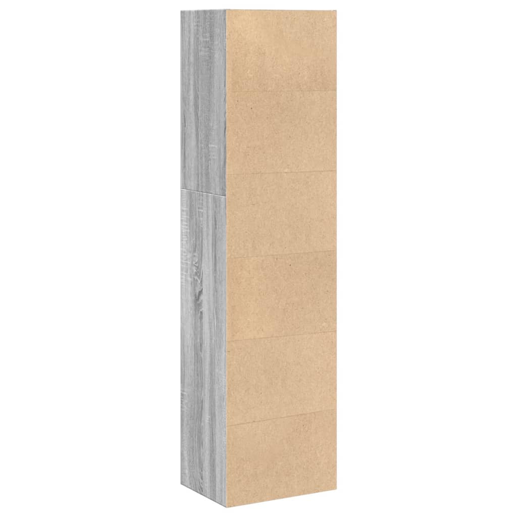vidaXL Bibliotecă, gri sonoma, 40x30x152 cm, lemn prelucrat vidaXL Bibliotecă, gri sonoma, 40x30x152 cm, lemn prelucrat