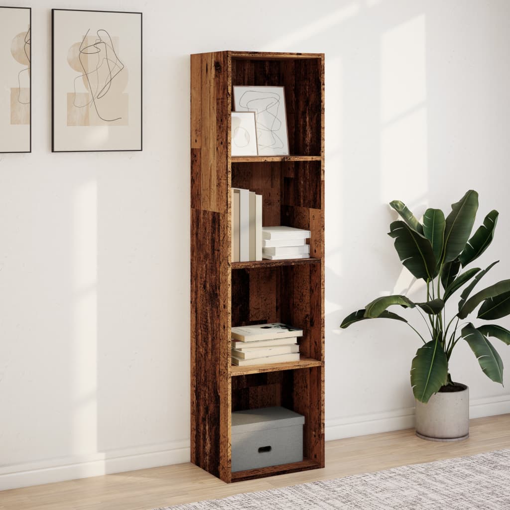 vidaXL Bibliotecă, lemn vechi, 40x30x152 cm, lemn prelucrat vidaXL Bibliotecă, lemn vechi, 40x30x152 cm, lemn prelucrat