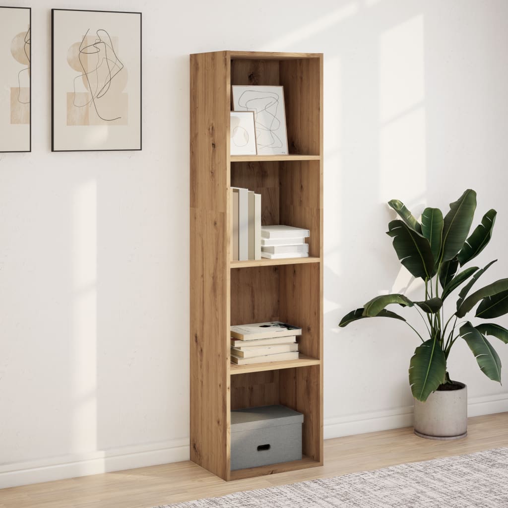 vidaXL Bibliotecă, stejar artizanal, 40x30x152 cm, lemn prelucrat vidaXL Bibliotecă, stejar artizanal, 40x30x152 cm, lemn prelucrat