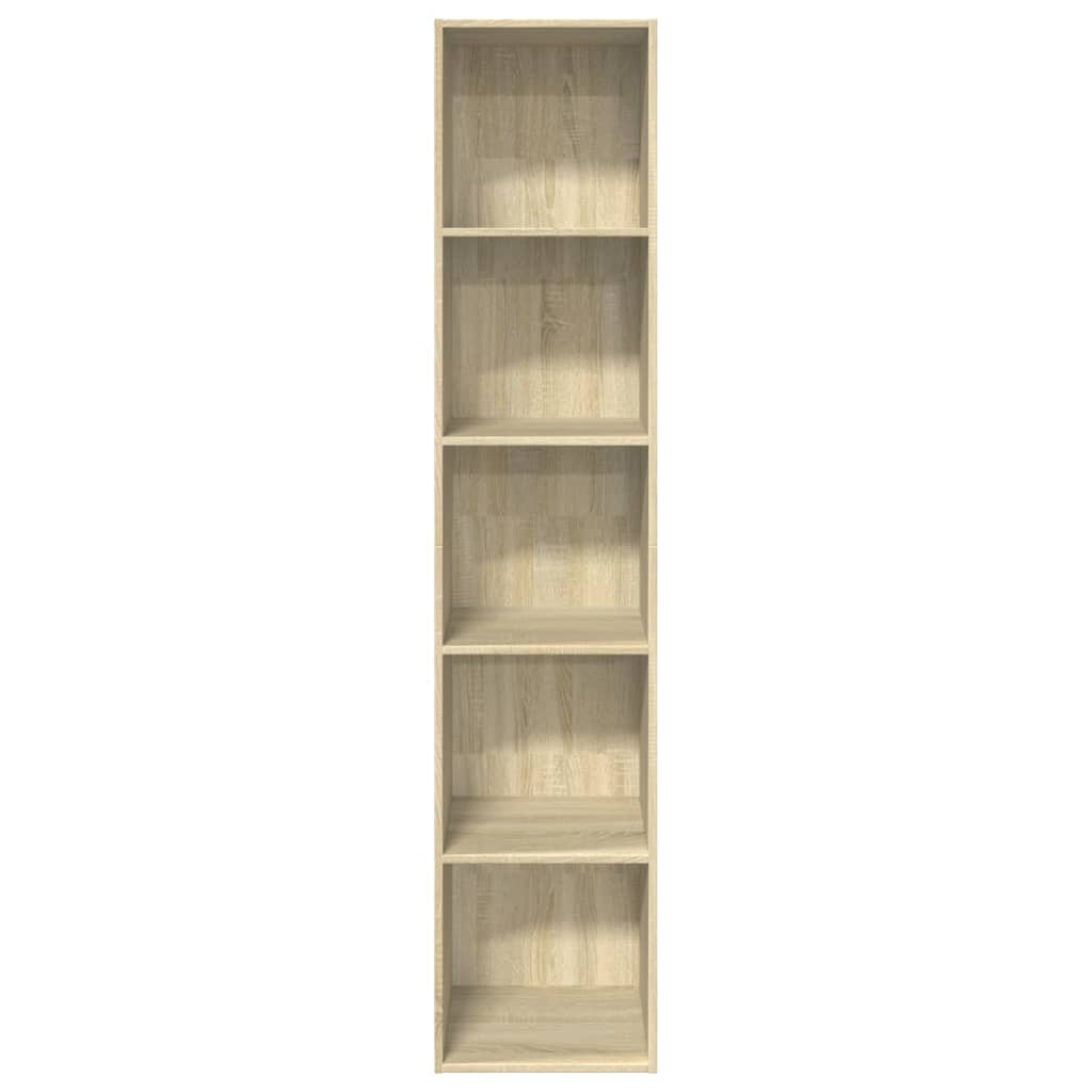 vidaXL Bibliotecă, stejar sonoma, 40x30x189 cm, lemn prelucrat vidaXL Bibliotecă, stejar sonoma, 40x30x189 cm, lemn prelucrat