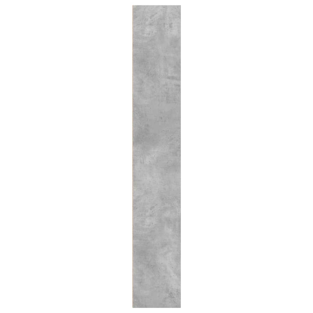 vidaXL Bibliotecă, gri beton, 40x30x189 cm, lemn prelucrat vidaXL Bibliotecă, gri beton, 40x30x189 cm, lemn prelucrat