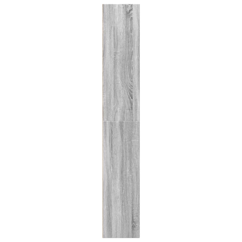 vidaXL Bibliotecă, gri sonoma, 40x30x189 cm, lemn prelucrat vidaXL Bibliotecă, gri sonoma, 40x30x189 cm, lemn prelucrat