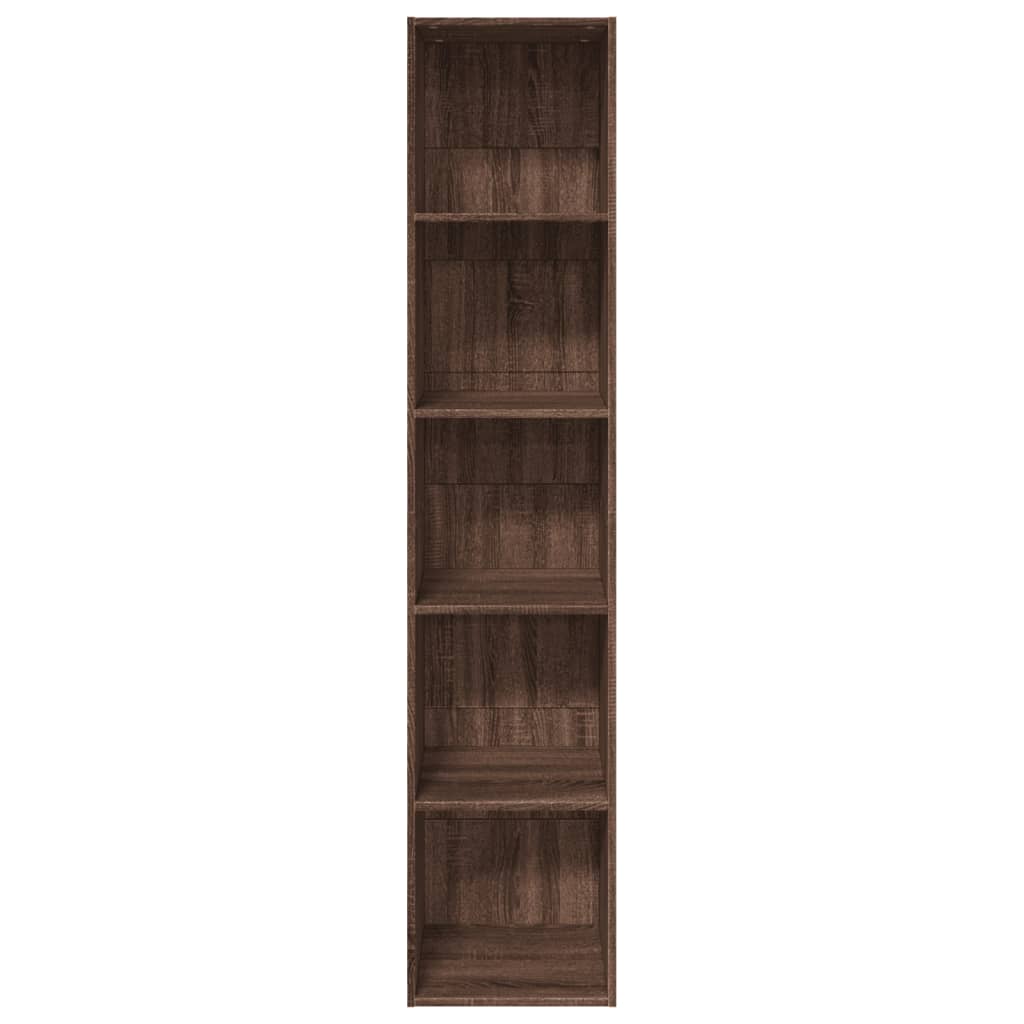 vidaXL Bibliotecă, stejar maro, 40x30x189 cm, lemn prelucrat vidaXL Bibliotecă, stejar maro, 40x30x189 cm, lemn prelucrat