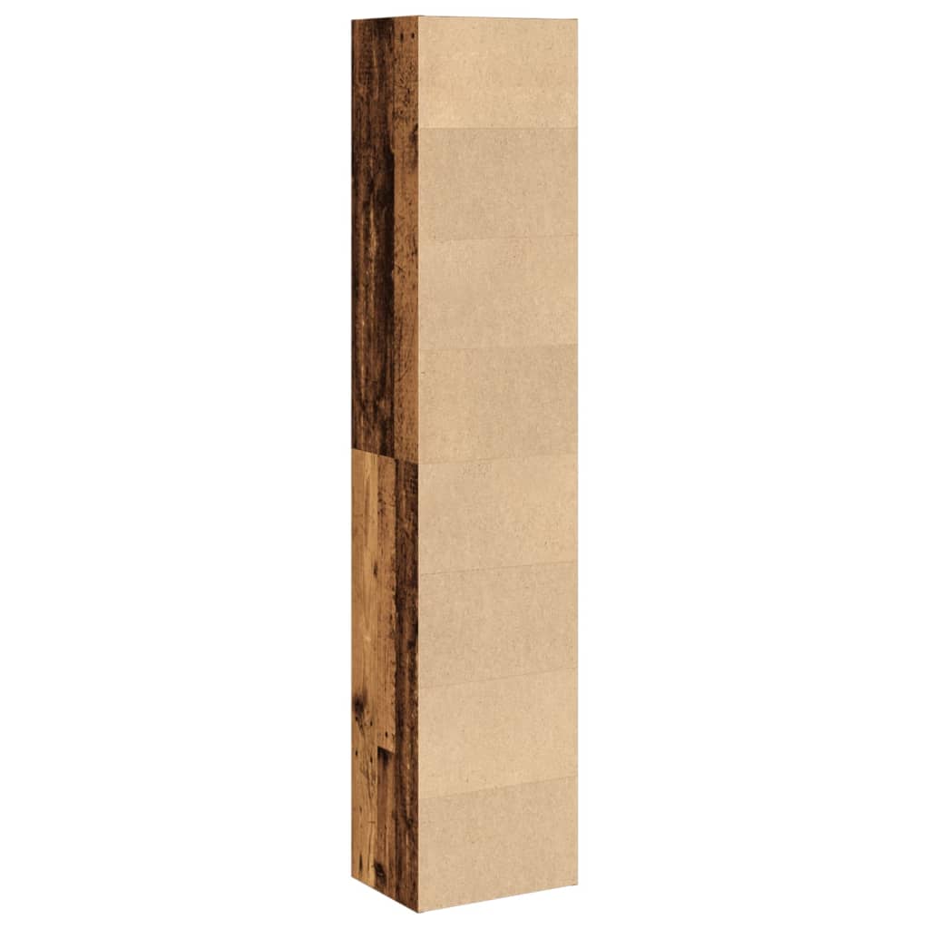 vidaXL Bibliotecă, lemn vechi, 40x30x189 cm, lemn prelucrat vidaXL Bibliotecă, lemn vechi, 40x30x189 cm, lemn prelucrat