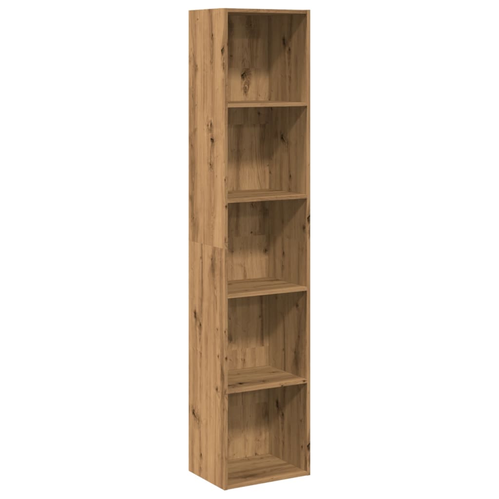 vidaXL Bibliotecă, stejar artizanal, 40x30x189 cm, lemn prelucrat vidaXL Bibliotecă, stejar artizanal, 40x30x189 cm, lemn prelucrat