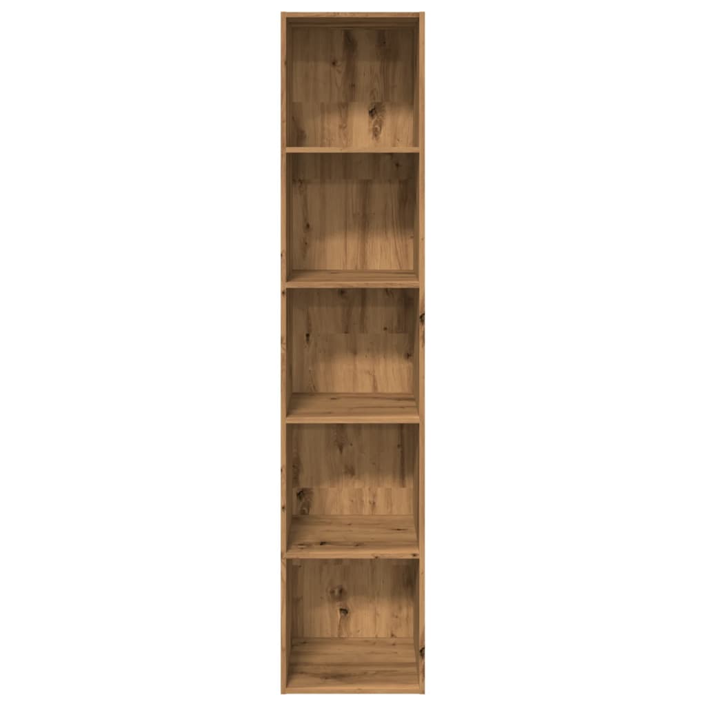vidaXL Bibliotecă, stejar artizanal, 40x30x189 cm, lemn prelucrat vidaXL Bibliotecă, stejar artizanal, 40x30x189 cm, lemn prelucrat