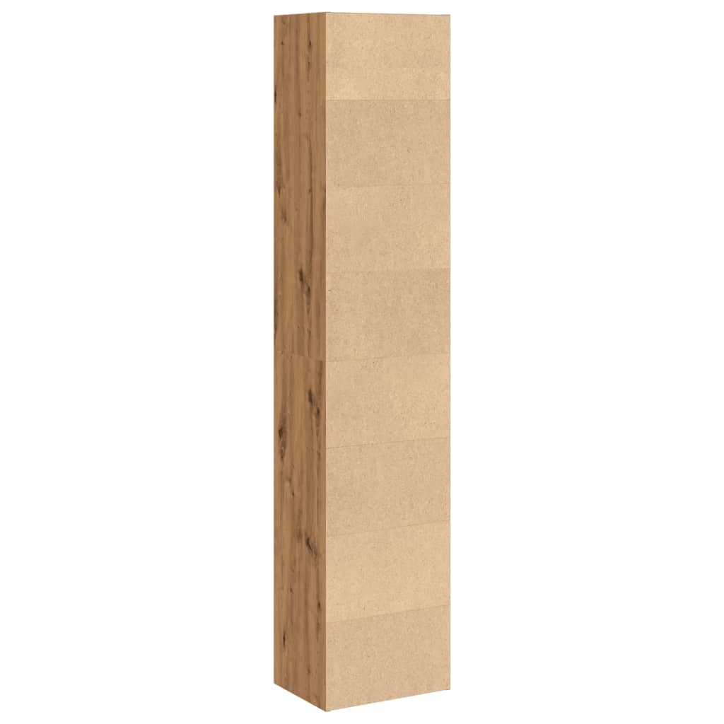 vidaXL Bibliotecă, stejar artizanal, 40x30x189 cm, lemn prelucrat vidaXL Bibliotecă, stejar artizanal, 40x30x189 cm, lemn prelucrat